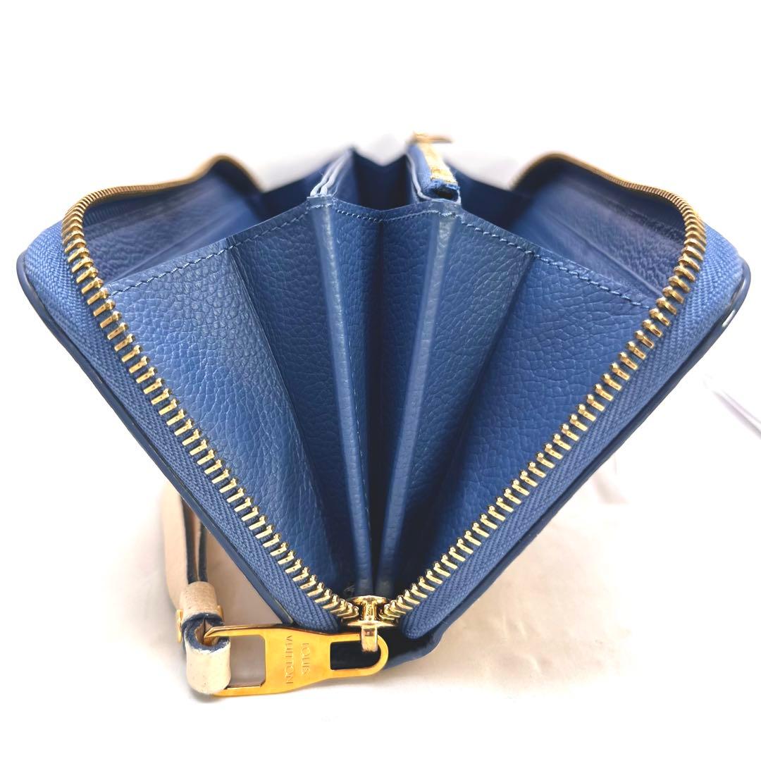 Louis Vuitton Empreinte Blue Jean Zippy Wallet — view 2