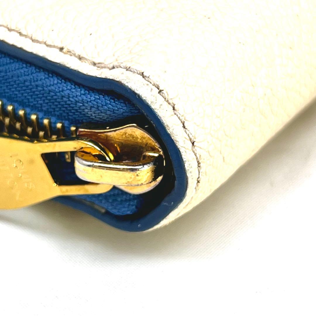 Louis Vuitton Empreinte Blue Jean Zippy Wallet — view 6
