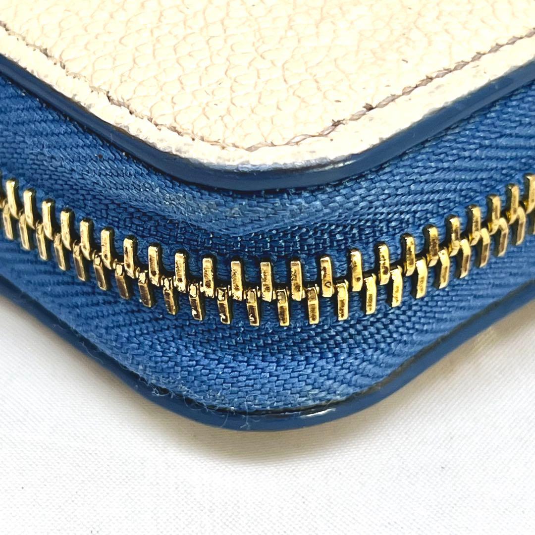 Louis Vuitton Empreinte Blue Jean Zippy Wallet — view 8