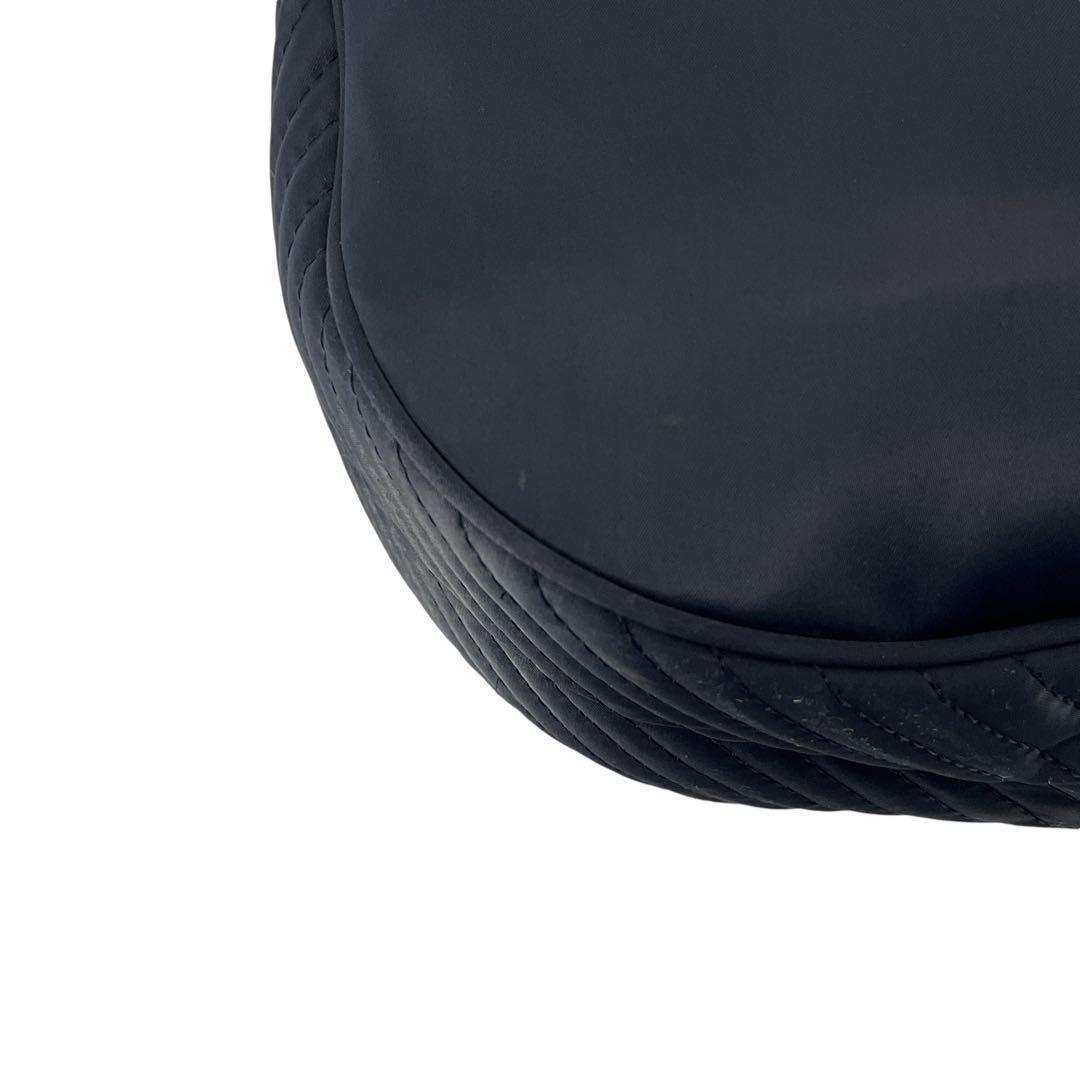 Yves Saint Laurent YSL Logo Handbag Shoulder Strap Nylon Navy Y2k