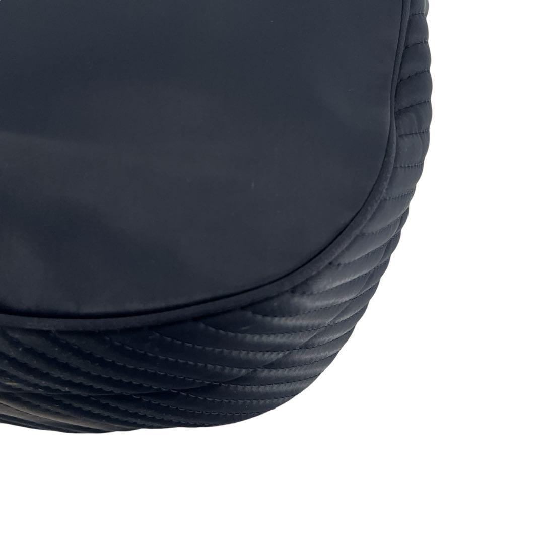 Yves Saint Laurent YSL Logo Handbag Shoulder Strap Nylon Navy Y2k