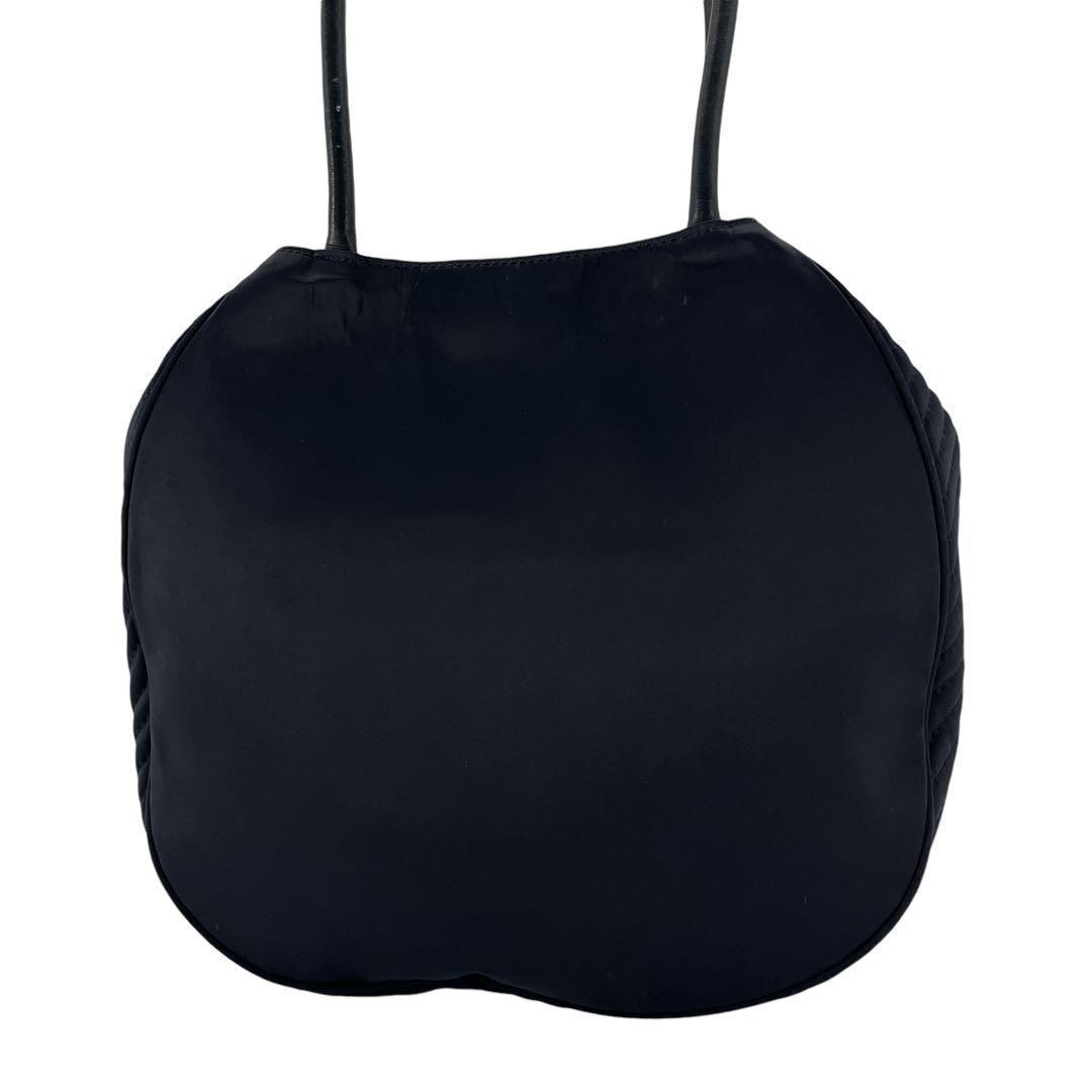 Yves Saint Laurent YSL Logo Handbag Shoulder Strap Nylon Navy Y2k