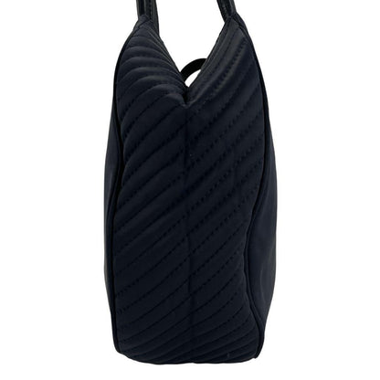 Yves Saint Laurent YSL Logo Handbag Shoulder Strap Nylon Navy Y2k