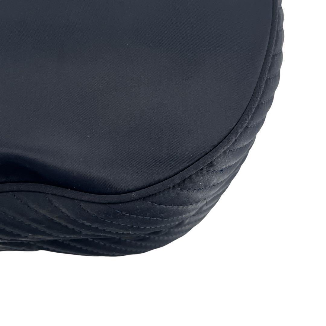 Yves Saint Laurent YSL Logo Handbag Shoulder Strap Nylon Navy Y2k