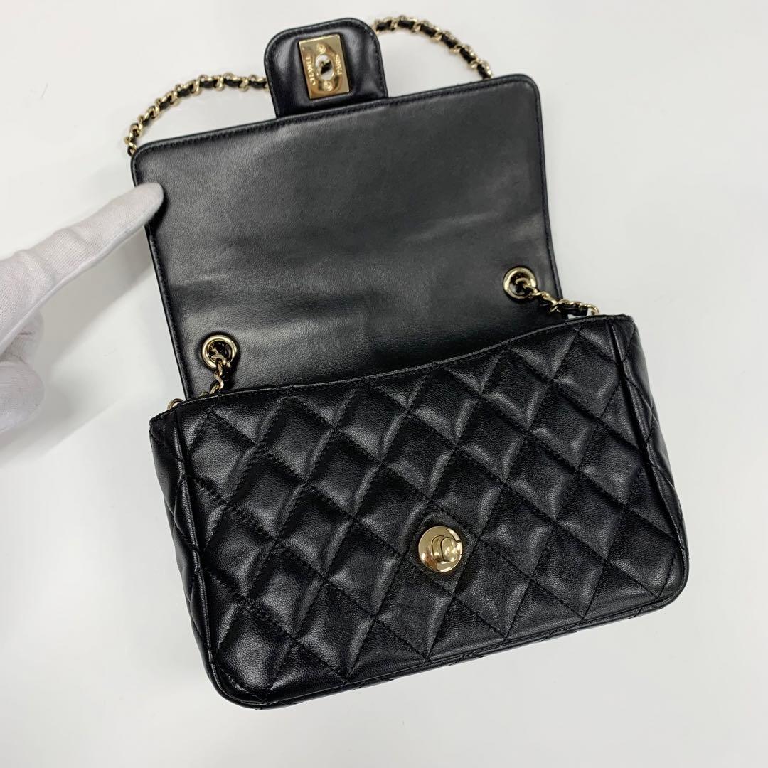 Chanel Quilted CC Logo Heart Chain Shoulder — view 6
