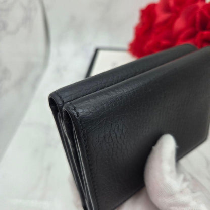 Gucci Fold Wallet GG Marmont Black — view 6