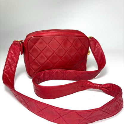 Chanel Super Quilted Lambskin Shoulder Bag Double Charm — view 5