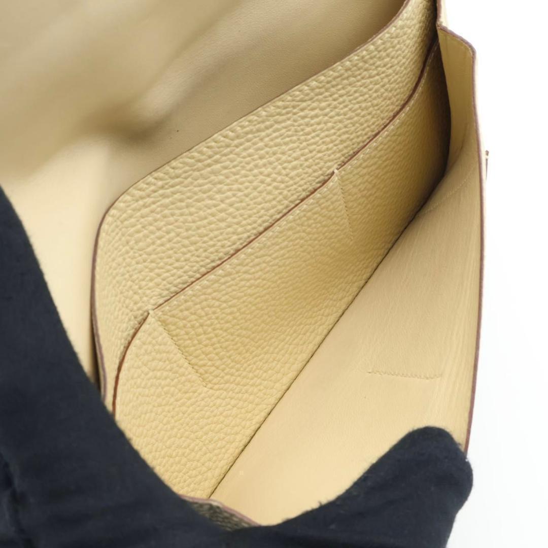 Hermes Dogon GM Taurillon Cream Wallet — view 5