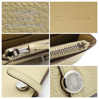 Hermes Dogon GM Taurillon Cream Wallet — view 7
