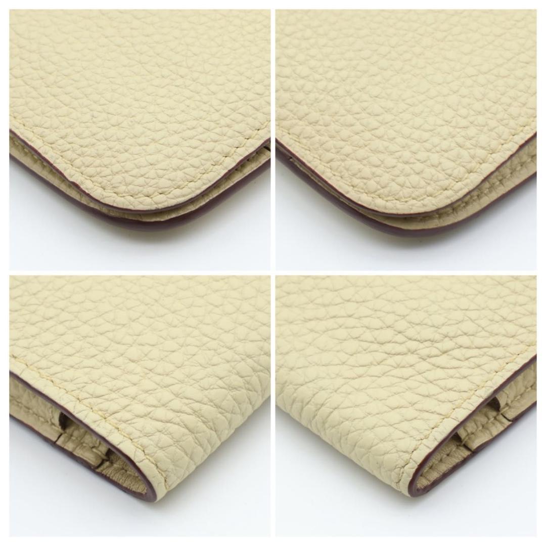 Hermes Dogon GM Taurillon Cream Wallet — view 8