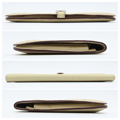 Hermes Dogon GM Taurillon Cream Wallet — view 9
