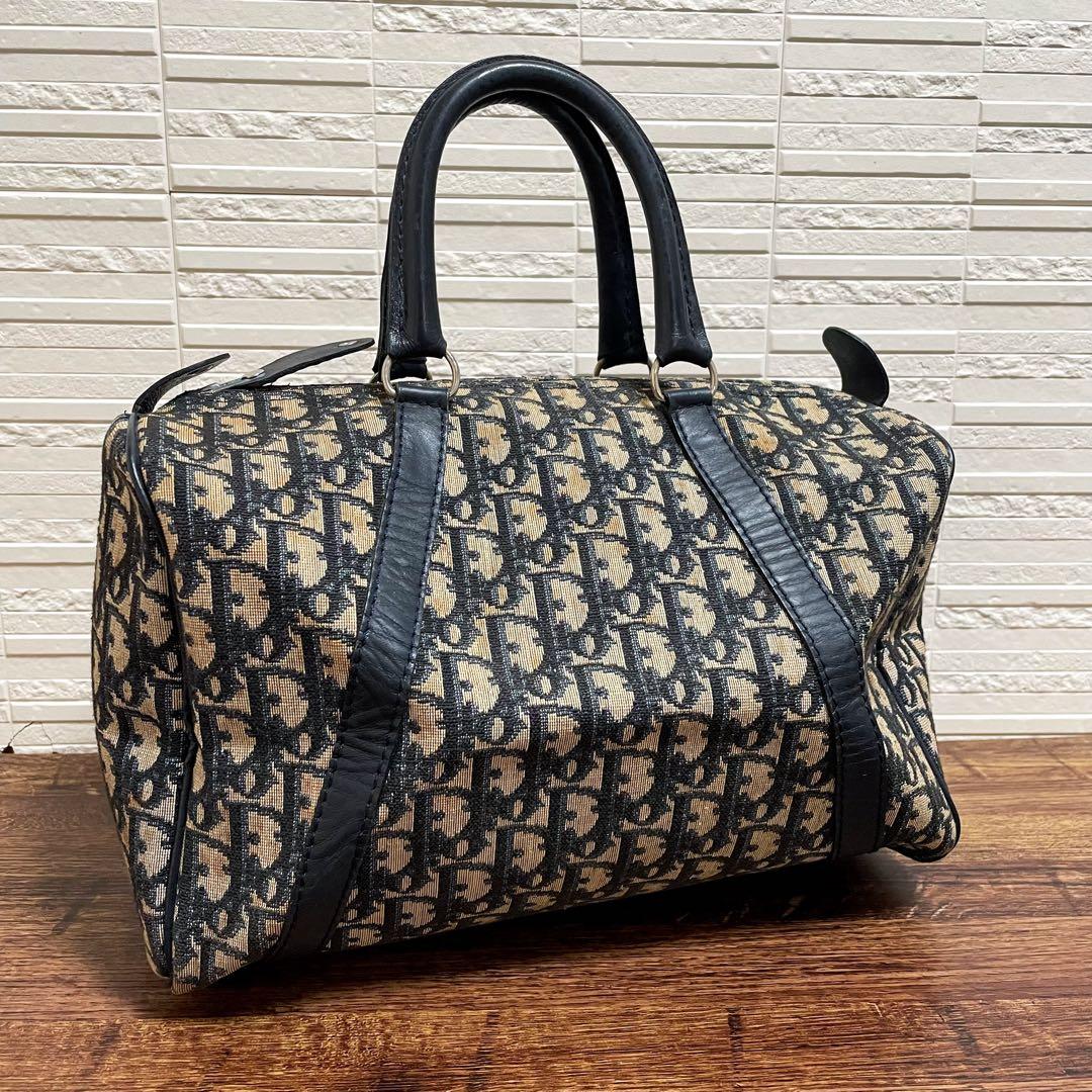 Dior Trotter Canvas Leather Mini Boston Hand