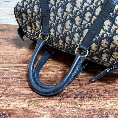 Dior Trotter Canvas Leather Mini Boston Hand — view 6