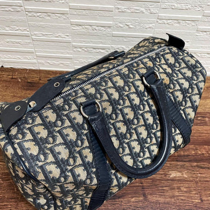 Dior Trotter Canvas Leather Mini Boston Hand — view 7