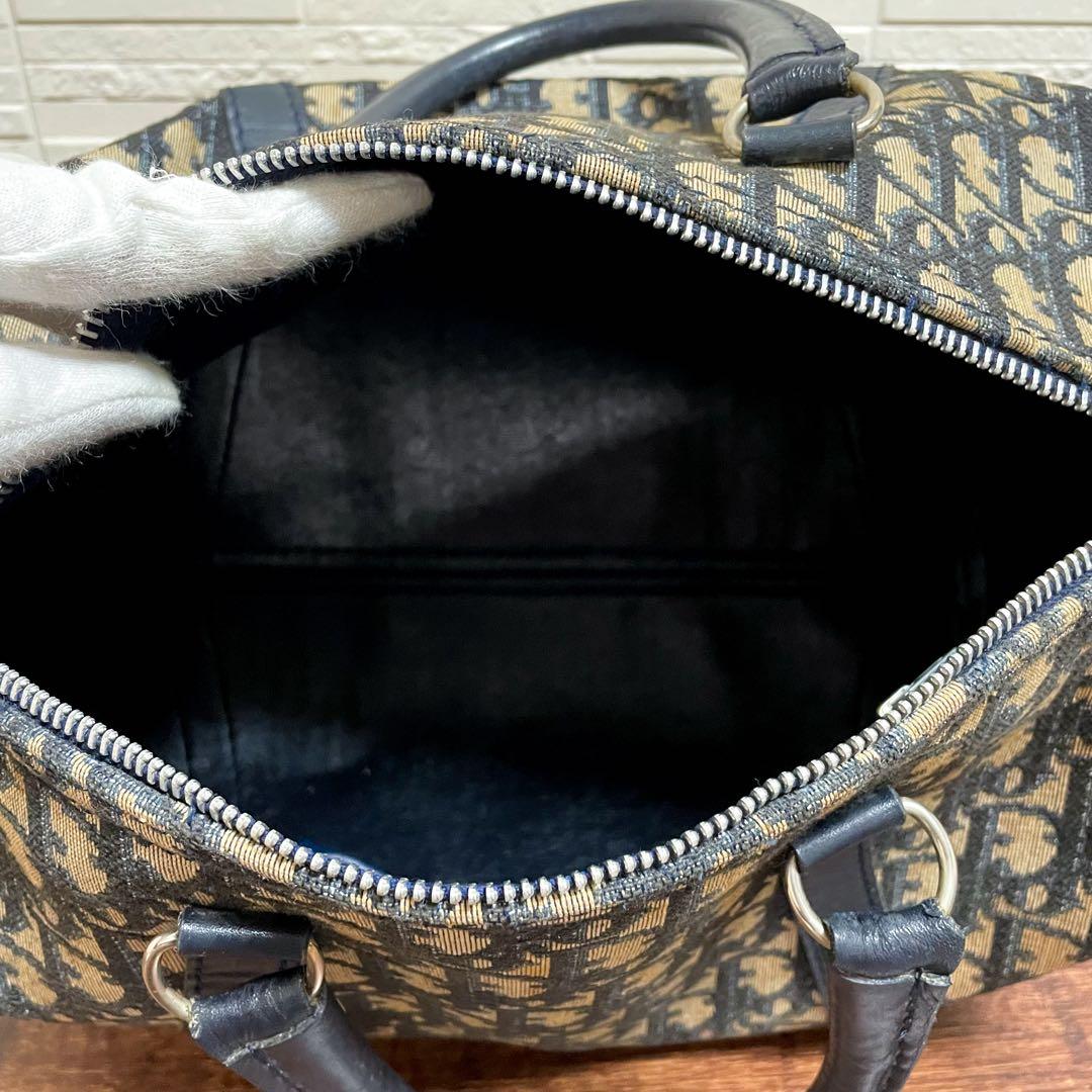 Dior Trotter Canvas Leather Mini Boston Hand — view 8