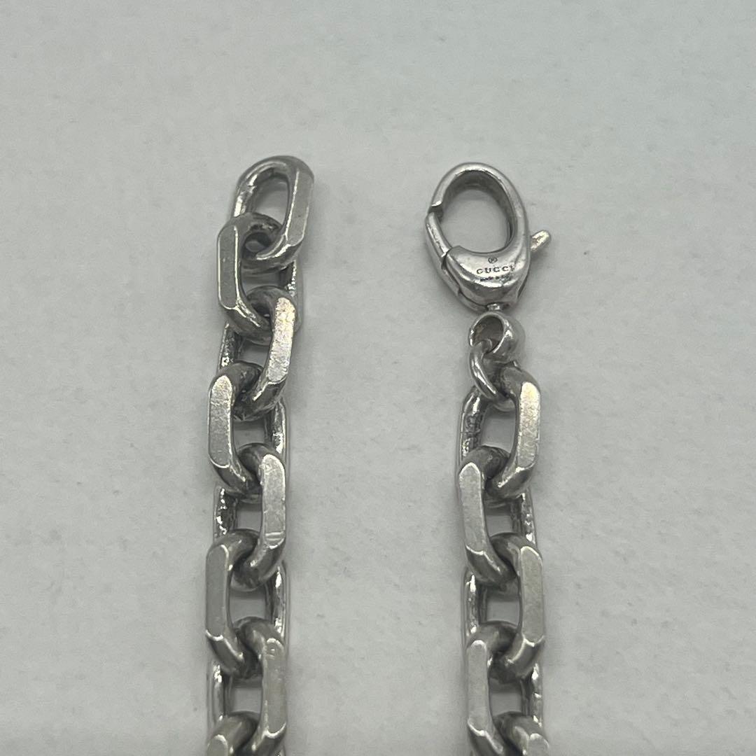 Gucci Interlocking Necklace Silver — view 3