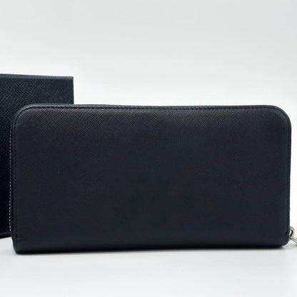 Prada Saffiano Zip Around Wallet Bicolor — view 3