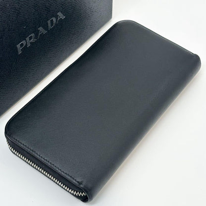Prada Saffiano Zip Around Wallet Bicolor — view 5