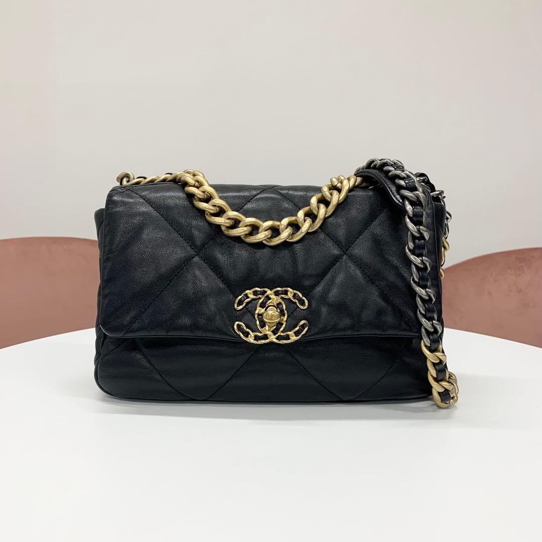 Chanel 19 Lambskin Turnlock