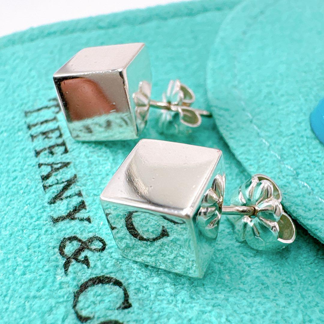 Tiffany & Co Cube Earrings In 925 Silver