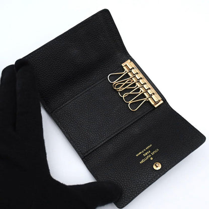 Louis Vuitton Monogram Empreinte Multicles 6 Key Case Black Key Holder