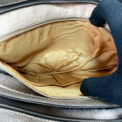 Gucci GG Shoulder Bag Brown Beige Leather — view 6