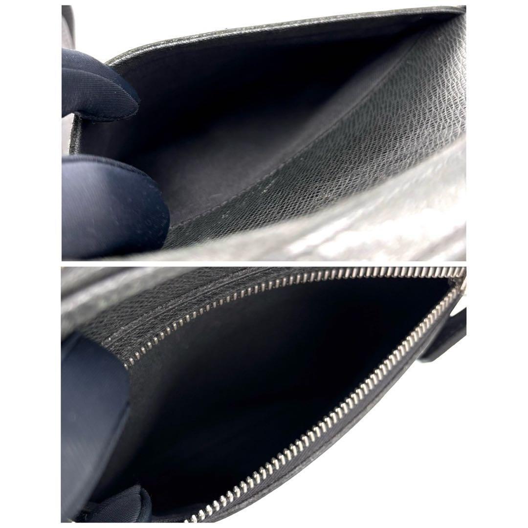 Louis Vuitton Taiga Dimitri Shoulder Bag Ardoise Black — view 4