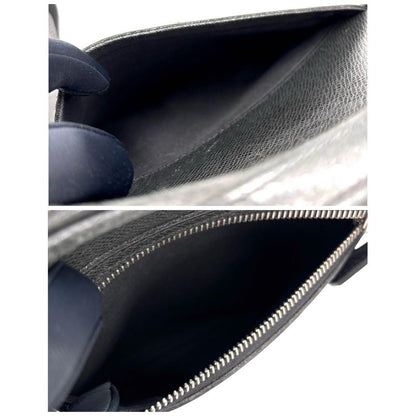 Louis Vuitton Taiga Dimitri Shoulder Bag Ardoise Black — view 4