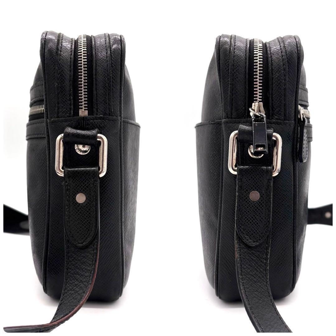 Louis Vuitton Taiga Dimitri Shoulder Bag Ardoise Black — view 5