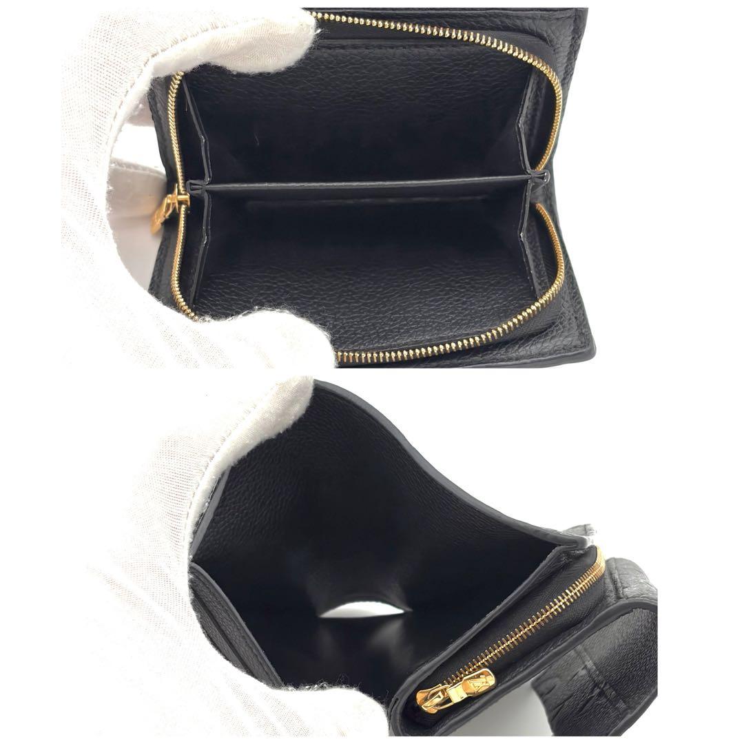 Louis Vuitton Wallet Monogram Portefeuille Metis Compact Black — view 5
