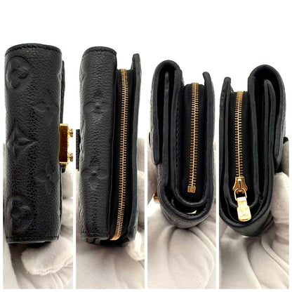 Louis Vuitton Wallet Monogram Portefeuille Metis Compact Black — view 7