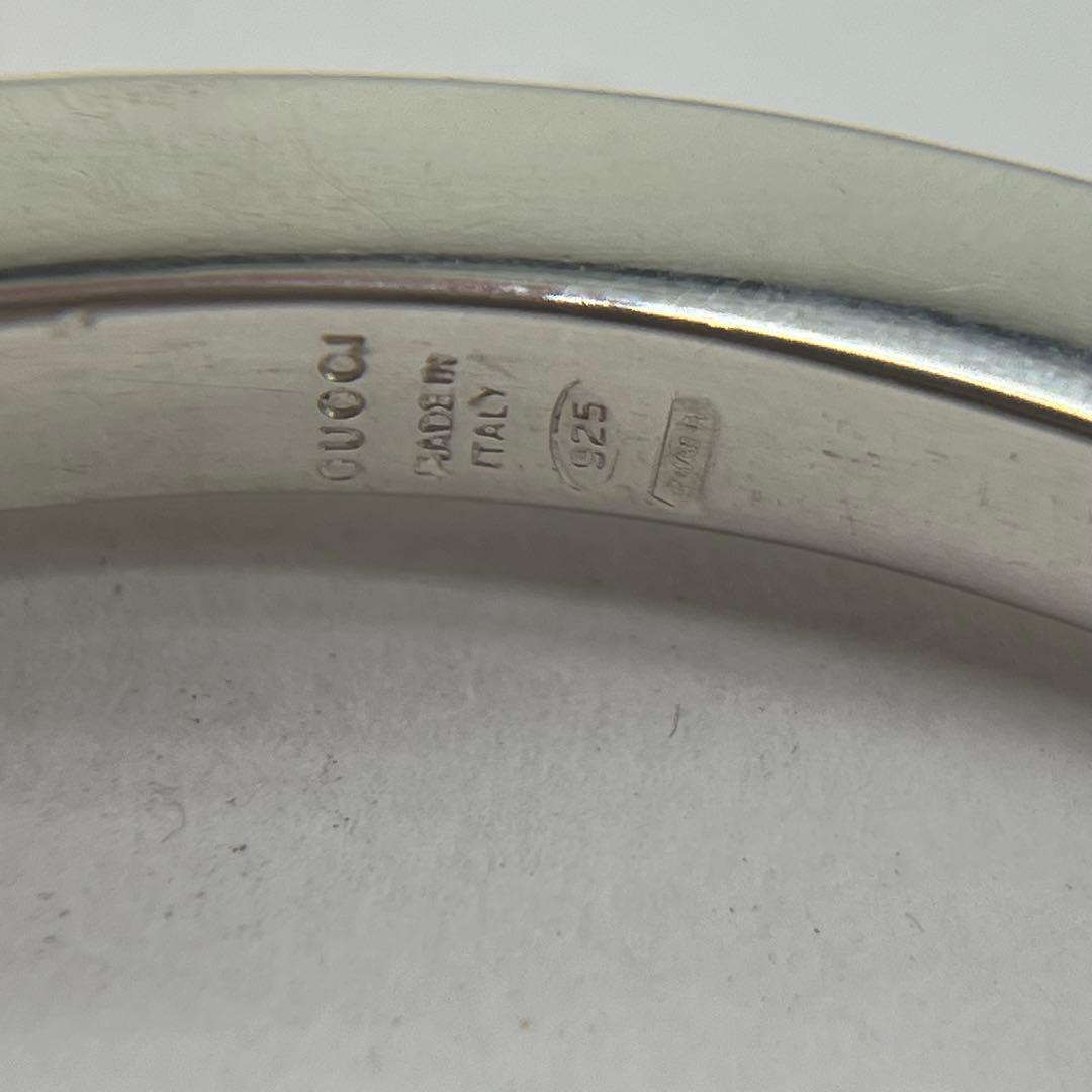 Gucci Big Plate Bracelet 925 Sterling Silver Vintage — view 7