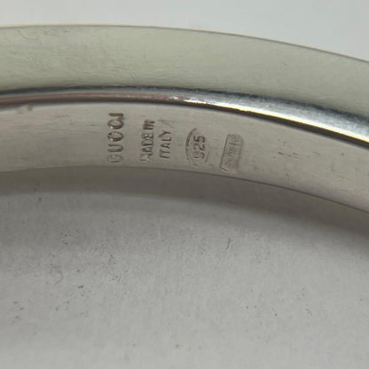 Gucci Big Plate Bracelet 925 Sterling Silver Vintage — view 7