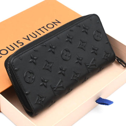 Louis Vuitton Monogram Seal Zippy Wallet Vertical Black — view 2
