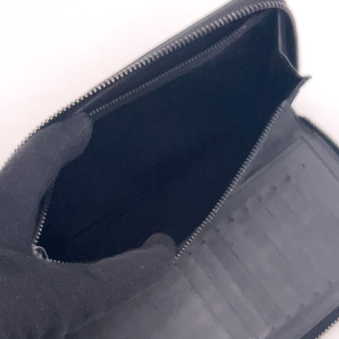 Louis Vuitton Monogram Seal Zippy Wallet Vertical Black — view 6