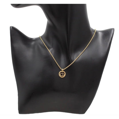 Christian Dior CD Logo Chain Necklace