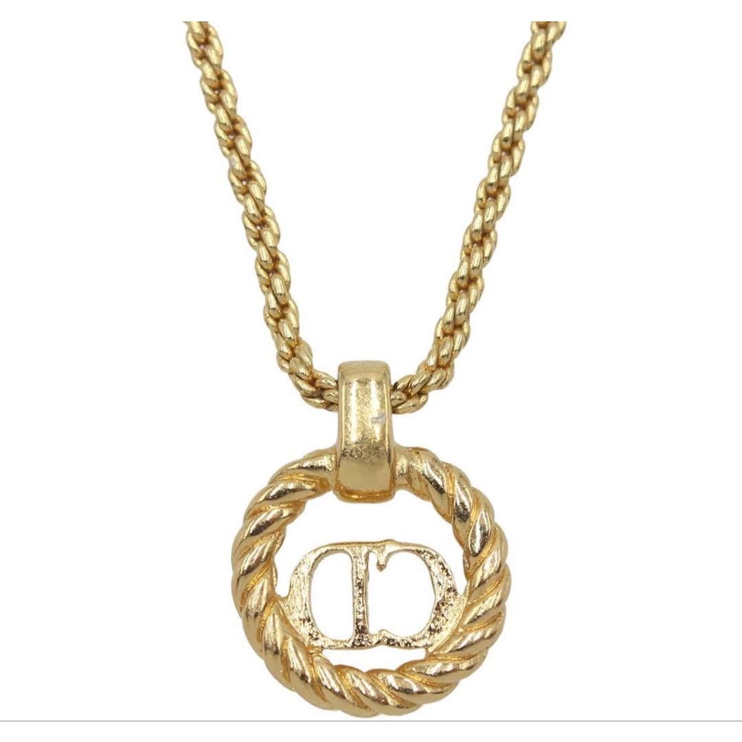 Christian Dior CD Logo Chain Necklace