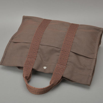 Hermes Her Line MM Tote Cleaned Polyamide Brown — view 4