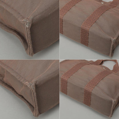 Hermes Her Line MM Tote Cleaned Polyamide Brown — view 9