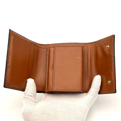 Celine Wallet Small Trifold Triomphe All Over Pattern Black — view 4