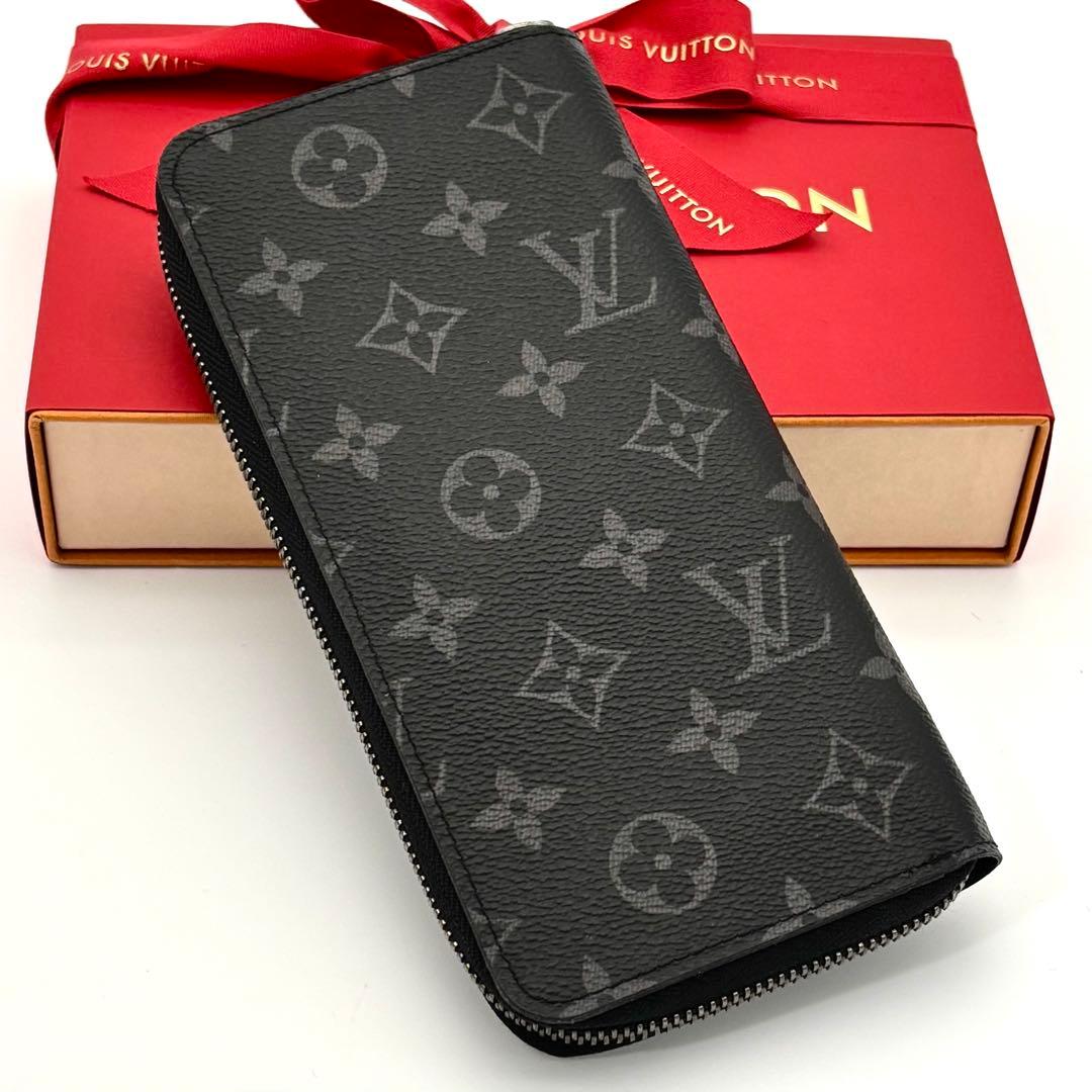 Louis Vuitton Wallet Monogram Eclipse Zippy with — view 2
