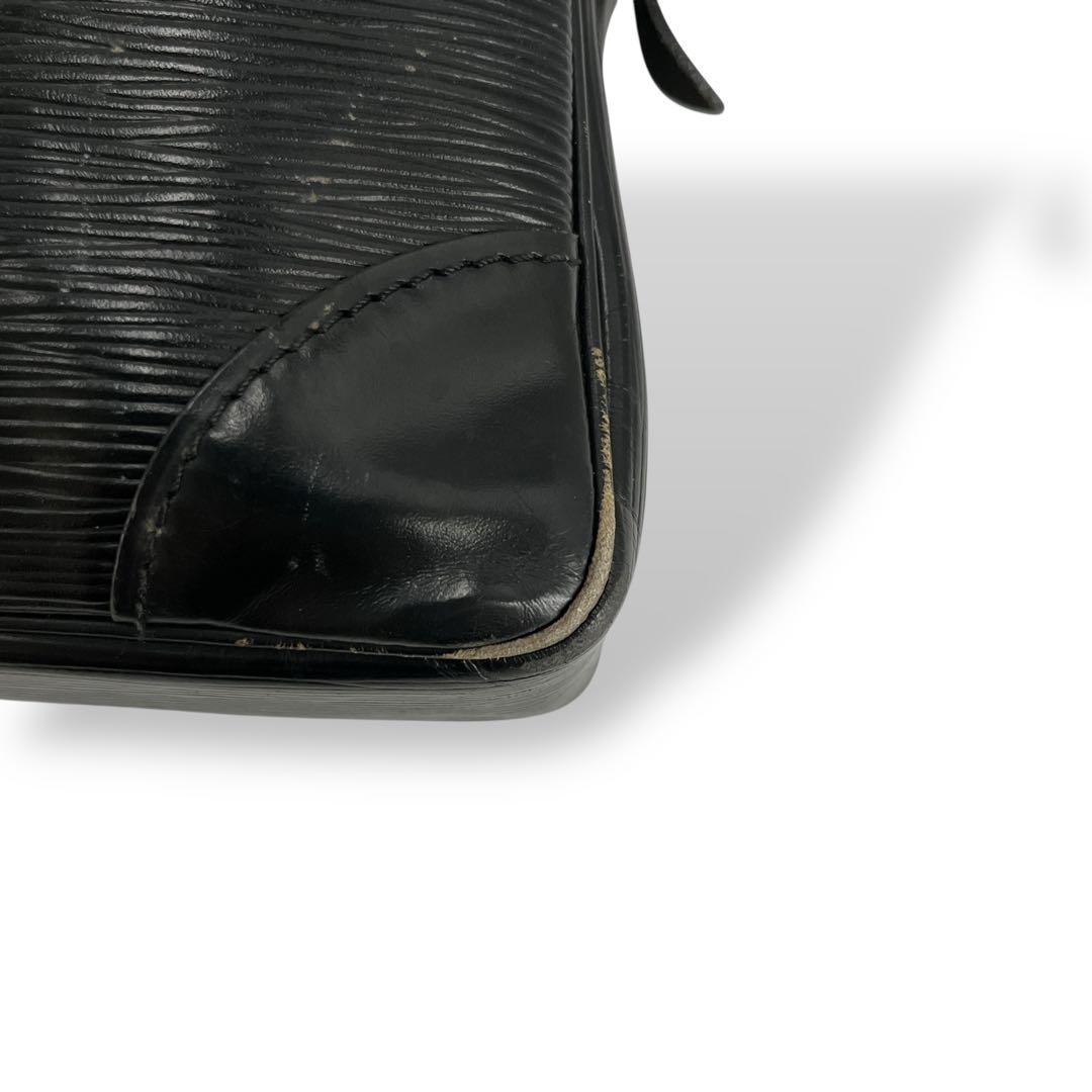 Louis Vuitton Business Bag Porte Documents Voyage Epi A4 Black