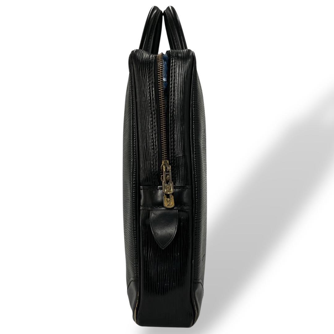 Louis Vuitton Business Bag Porte Documents Voyage Epi A4 Black