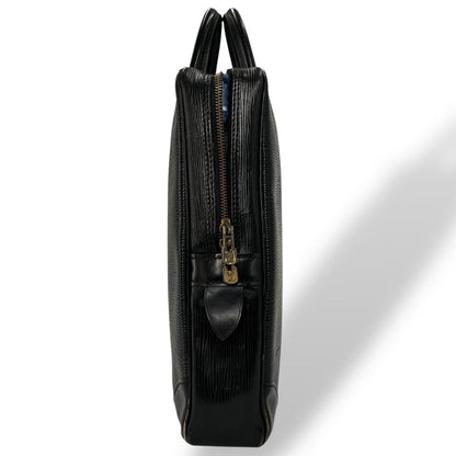 Louis Vuitton Business Bag Porte Documents Voyage Epi A4 Black