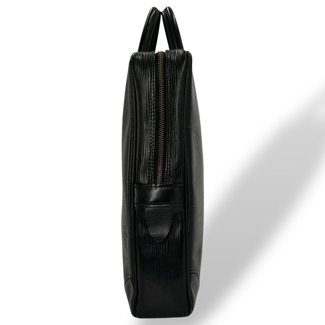 Louis Vuitton Business Bag Porte Documents Voyage Epi A4 Black