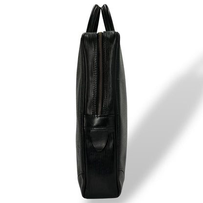 Louis Vuitton Business Bag Porte Documents Voyage Epi A4 Black
