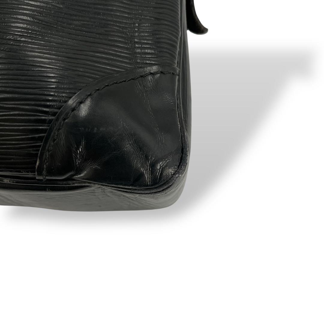 Louis Vuitton Business Bag Porte Documents Voyage Epi A4 Black