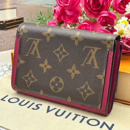 Louis Vuitton Monogram Portefeuille Flor Compact Wallet — view 2