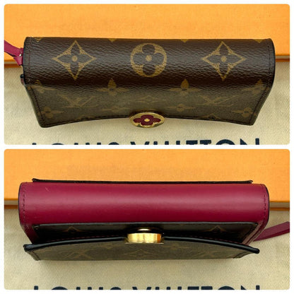 Louis Vuitton Monogram Portefeuille Flor Compact Wallet — view 3