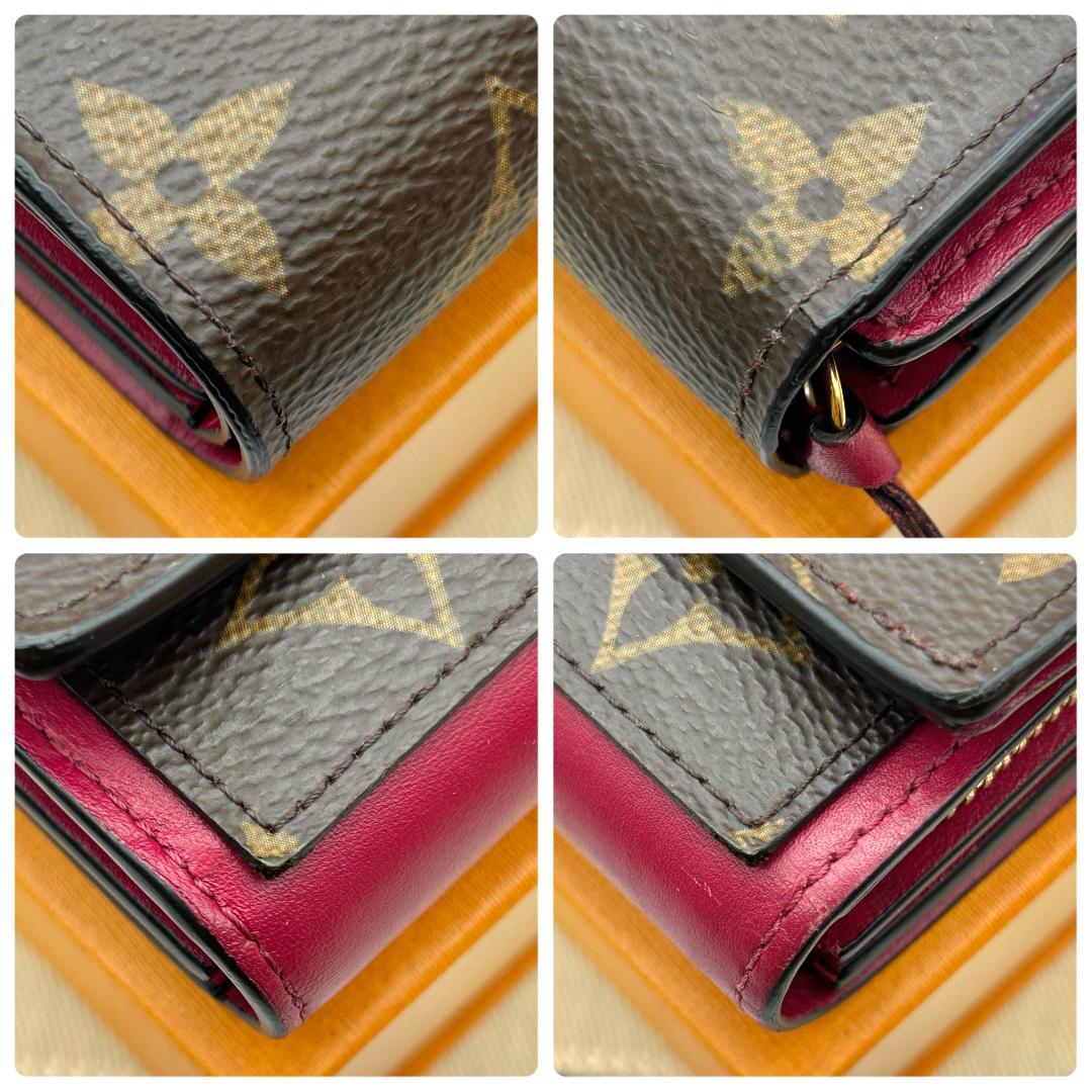 Louis Vuitton Monogram Portefeuille Flor Compact Wallet — view 5